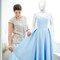 White 5.8 Feet Full Body Female Mannequin Egghead Manikin with Metal Stand